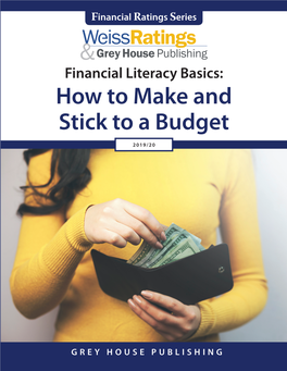 How to Make and Stick to a Budget Financial Literacy Basics: How to Make and Stick to a Budget