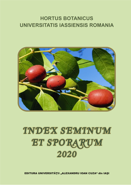 INDEX SEMINUM 2020.Pdf