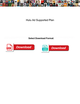 Hulu Ad Supported Plan