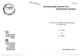 International Centre for Theoretical Physics