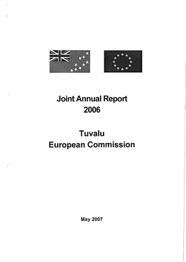 Joint Annual Report Tuvalu European Commission