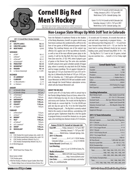 Cornell Big Red Men's Hockey