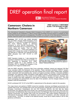 Cameroon: Cholera in GLIDE N° EP-2010-000110-CMR Northern Cameroon 24 May, 2011