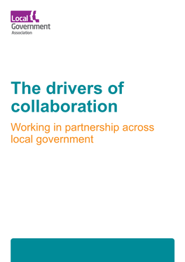 The Drivers of Collaboration in Two-Tier Areas