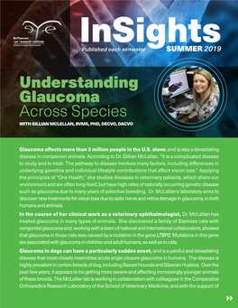 Understanding Glaucoma Across Species with GILLIAN MCLELLAN, BVMS, PHD, DECVO, DACVO