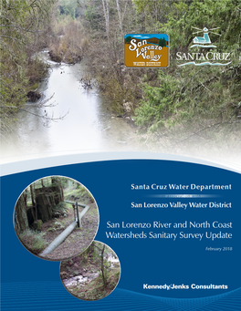 San Lorenzo River and North Coast Watersheds Sanitary Survey Update