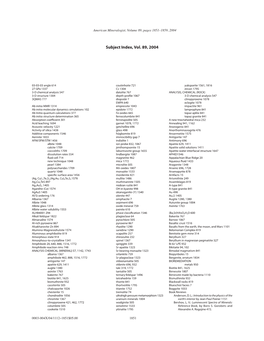 2004Subject Index.Indd