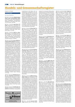 Handels- Und Genossenschaftsregister