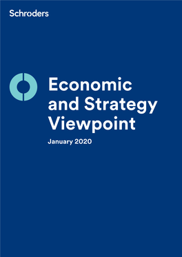 Economic and Strategy Viewpoint January 2020