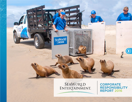 Seaworld Entertainment, Inc. Corporate Responsibility Report 2017