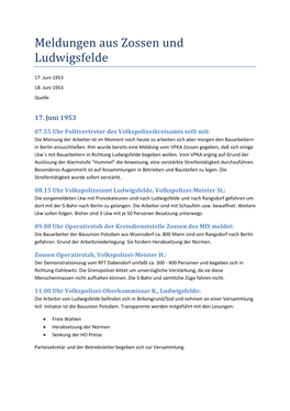 Meldungen Aus Zossen Und Ludwigsfelde