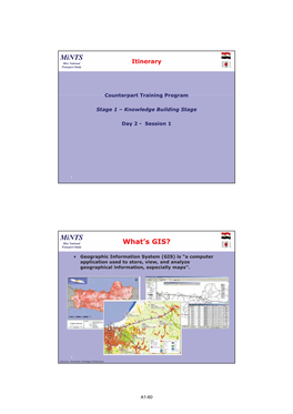 Mints Misr National Itinerary Transport Study