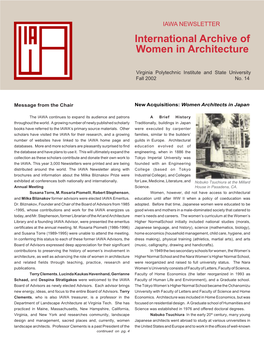International Archive of Women in Architecture