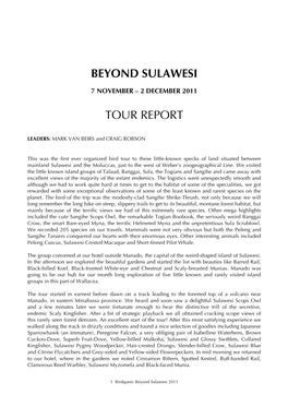 Beyond Sulawesi
