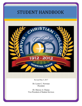 Student Handbook