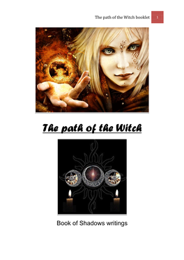 The Path of the Witch Booklet 1