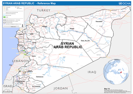SYRIAN ARAB REPUBLIC - Reference Map