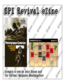 SPI REVIVAL • Issue One • July 1997 TABLE of CONTENTS