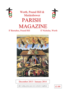 PARISH MAGAZINE St Barnabas, Pound Hill St Nicholas, Worth