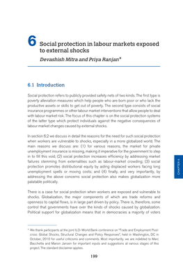 Social Protection in Labour Markets Exposed to External Shocks 201