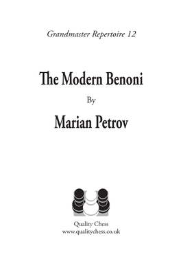 The Modern Benoni by Marian Petrov