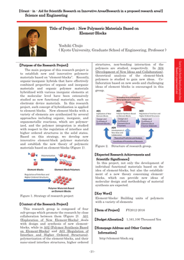 9.Abstracts of the Newly Adopted Projects（Science and Engineering）