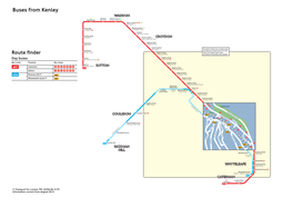 Buses from Kenley WADDON Waddon Reeves Corner Wandle Park 3RVW2IÀFH for Church Street West Croydon Bus Station