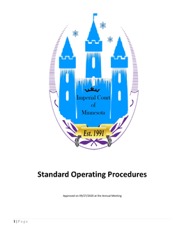 Standard Operating Procedures