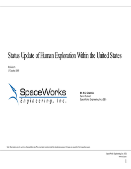 Status Update of Human Exploration Within the United States