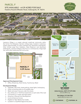 Fort Benjamin Harrison Military Base, Located in Lawrence, Indiana Approximately 10 Miles Northeast from Downtown Indianapolis