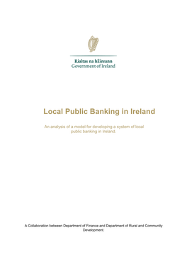 Local Public Banking in Ireland