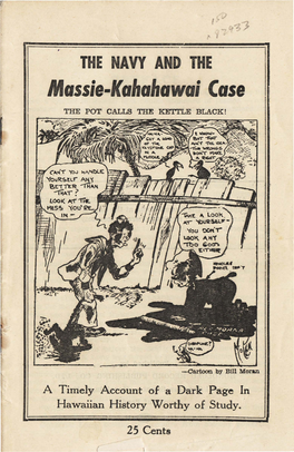 Massie-Kahahawai Case the POT CALLS the KETTLE BLACK!