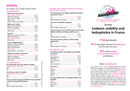 Lesbians Visibility and Lesbophobia in France