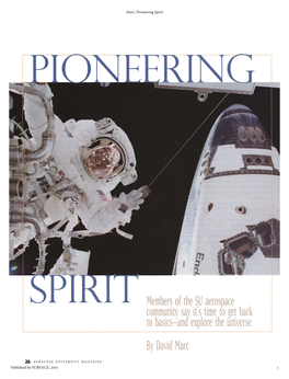 Pioneering Spirit