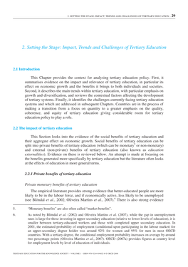 Impact, Trends and Challenges of Tertiary Education – 29