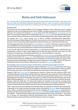 Roma and Sinti Holocaust