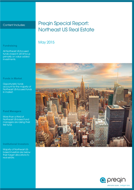 Preqin Special Report: Northeast US Real Estate