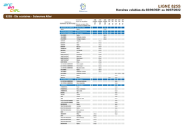 Horaires De La Ligne 825S