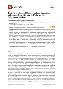 Basin Evolution and Massive Sulfide Deposition at Rammelsberg