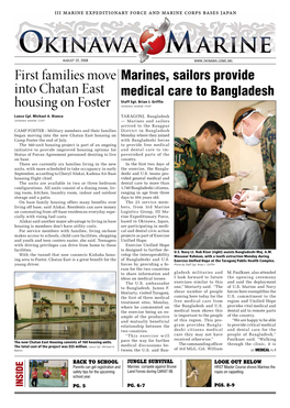 First Families Move Into Chatan East Housing on Foster