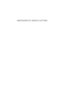 Aristaenetus, Erotic Letters