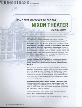 Nixontheater Downtown?