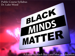 Black Minds Matter Syllabus