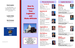 How to Contact Your Legislator