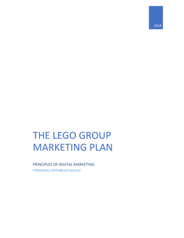 The Lego Group Marketing Plan