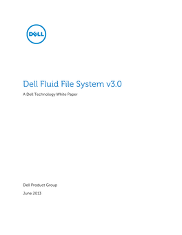 Dell Fluid File System V3.0
