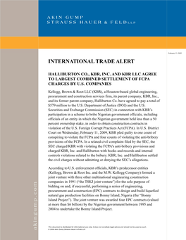 International Trade Alert