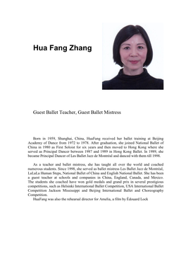 Hua Fang Zhang