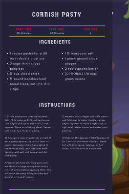 Sorcerer's Legacy Recipes