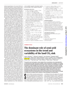 The Dominant Role of Semi-Arid Ecosystems in the Trend and Variability of The